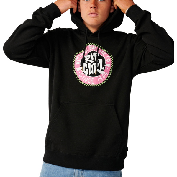 2026 Rip Curl Mens Streamline Hoodie 0CRMFL - Black